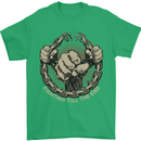 Fighting 'Till the End MMA Martial Arts Mens T-Shirt Cotton Gildan Irish Green