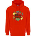 Filthy Vegan Childrens Kids Hoodie Bright Red