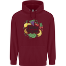 Filthy Vegan Childrens Kids Hoodie Maroon