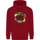 Filthy Vegan Childrens Kids Hoodie Red