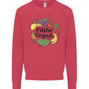 Filthy Vegan Kids Sweatshirt Jumper Heliconia