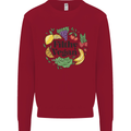 Filthy Vegan Kids Sweatshirt Jumper Red