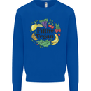 Filthy Vegan Kids Sweatshirt Jumper Royal Blue