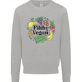 Filthy Vegan Kids Sweatshirt Jumper Sports Grey