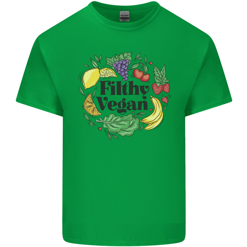 Filthy Vegan Kids T-Shirt Childrens Irish Green