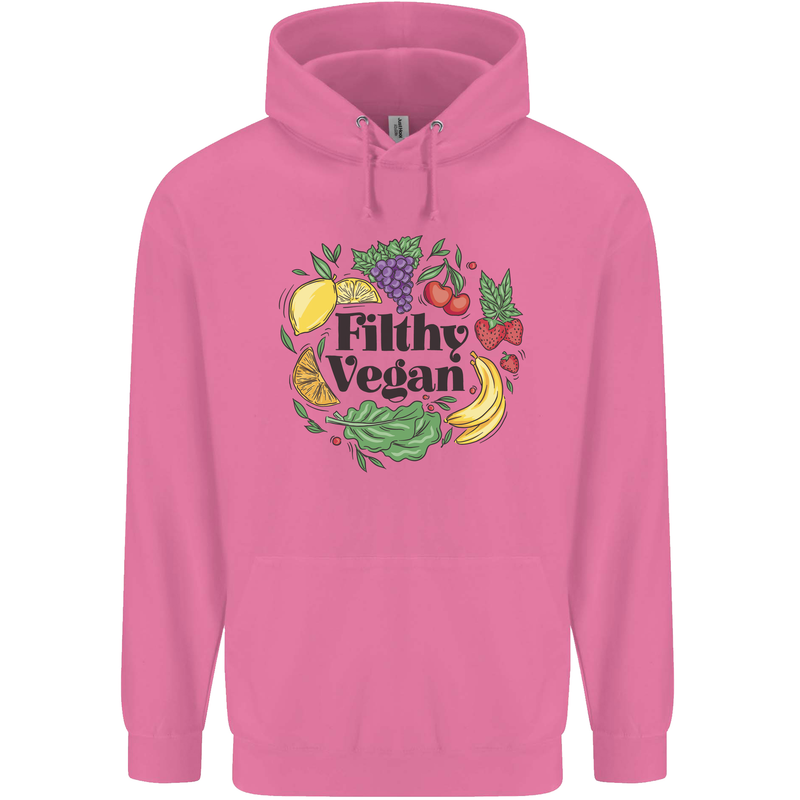 Filthy Vegan Mens 80% Cotton Hoodie Azelea
