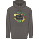 Filthy Vegan Mens 80% Cotton Hoodie Charcoal