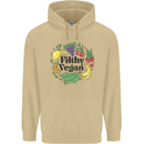 Filthy Vegan Mens 80% Cotton Hoodie Sand