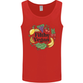 Filthy Vegan Mens Vest Tank Top Red