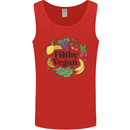 Filthy Vegan Mens Vest Tank Top Red