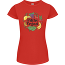 Filthy Vegan Womens Petite Cut T-Shirt Red
