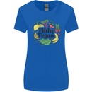 Filthy Vegan Womens Wider Cut T-Shirt Royal Blue