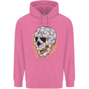 Fire Skull Made of Cats Mens 80% Cotton Hoodie Azelea