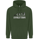 Fireman Evolution Childrens Kids Hoodie Forest Green