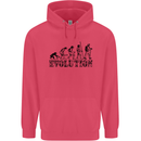 Fireman Evolution Childrens Kids Hoodie Heliconia