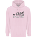 Fireman Evolution Childrens Kids Hoodie Light Pink