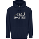 Fireman Evolution Childrens Kids Hoodie Navy Blue