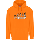 Fireman Evolution Childrens Kids Hoodie Orange