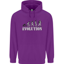 Fireman Evolution Childrens Kids Hoodie Purple