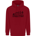 Fireman Evolution Childrens Kids Hoodie Red