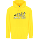 Fireman Evolution Childrens Kids Hoodie Yellow