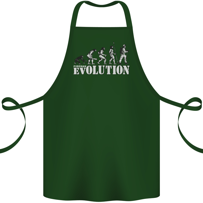 Fireman Evolution Cotton Apron 100% Organic Forest Green