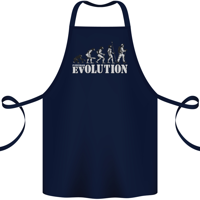 Fireman Evolution Cotton Apron 100% Organic Navy Blue