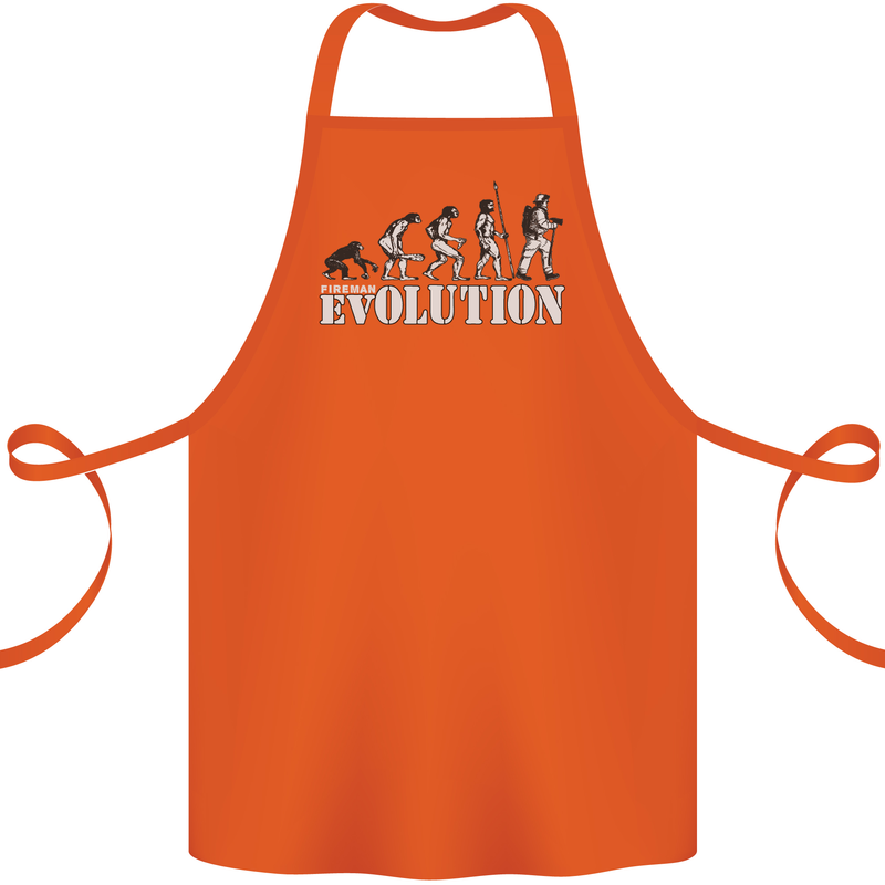 Fireman Evolution Cotton Apron 100% Organic Orange