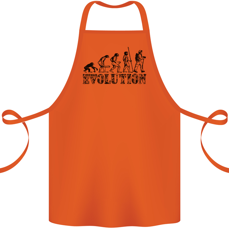 Fireman Evolution Cotton Apron 100% Organic Orange