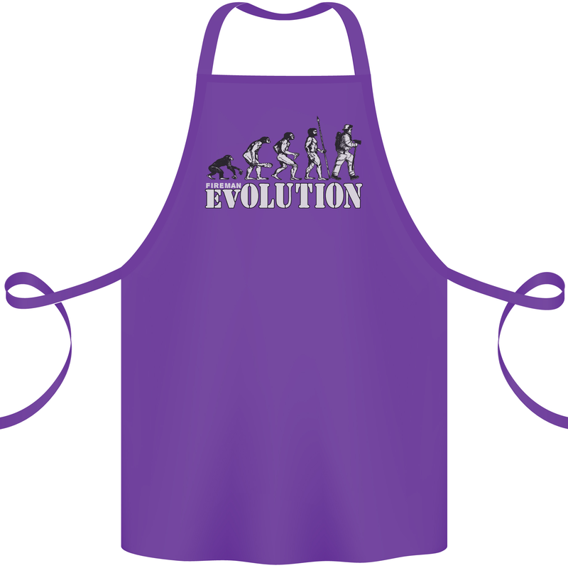 Fireman Evolution Cotton Apron 100% Organic Purple