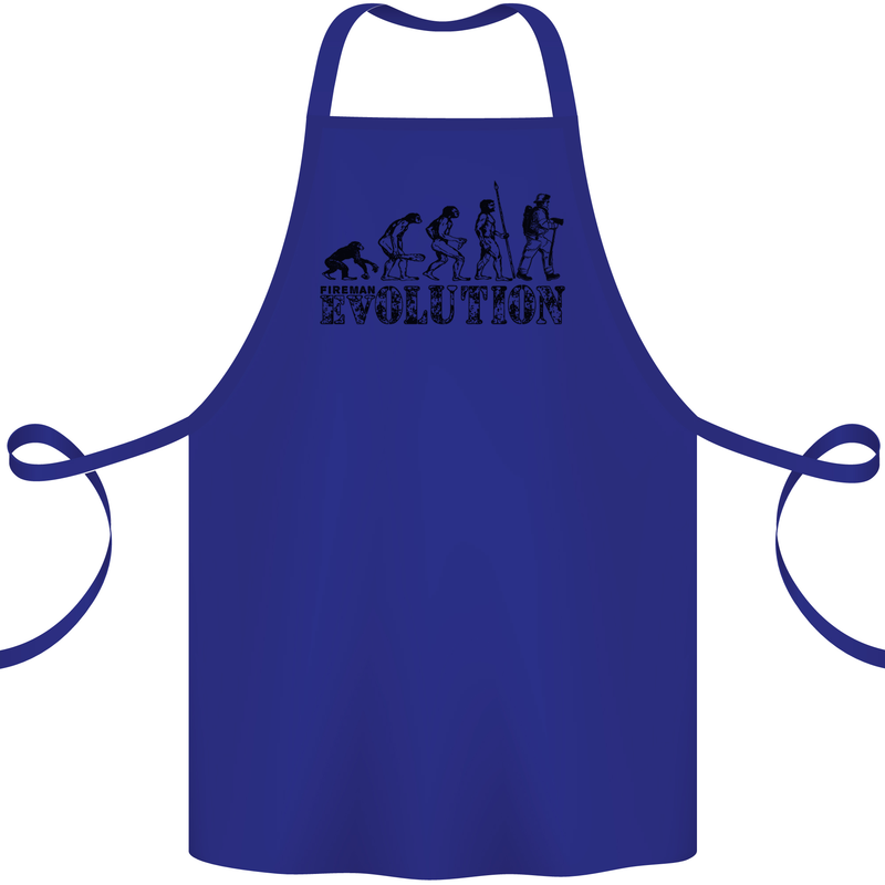 Fireman Evolution Cotton Apron 100% Organic Royal Blue