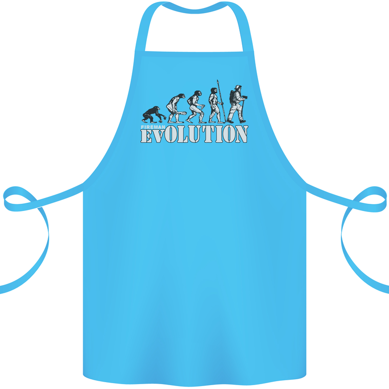 Fireman Evolution Cotton Apron 100% Organic Turquoise