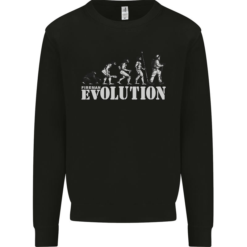 Fireman Evolution Kids Sweatshirt Jumper Black