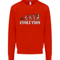 Fireman Evolution Kids Sweatshirt Jumper Bright Red