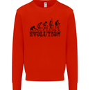 Fireman Evolution Kids Sweatshirt Jumper Bright Red