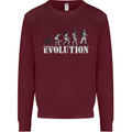 Fireman Evolution Kids Sweatshirt Jumper Maroon