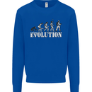 Fireman Evolution Kids Sweatshirt Jumper Royal Blue