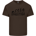 Fireman Evolution Kids T-Shirt Childrens Chocolate