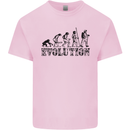Fireman Evolution Kids T-Shirt Childrens Light Pink