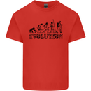 Fireman Evolution Kids T-Shirt Childrens Red