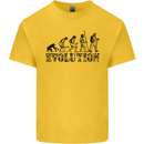 Fireman Evolution Kids T-Shirt Childrens Yellow