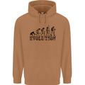 Fireman Evolution Mens 80% Cotton Hoodie Caramel Latte