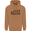 Fireman Evolution Mens 80% Cotton Hoodie Caramel Latte