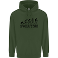 Fireman Evolution Mens 80% Cotton Hoodie Forest Green