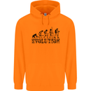 Fireman Evolution Mens 80% Cotton Hoodie Orange