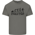 Fireman Evolution Mens Cotton T-Shirt Tee Top Charcoal