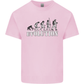 Fireman Evolution Mens Cotton T-Shirt Tee Top Light Pink