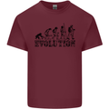 Fireman Evolution Mens Cotton T-Shirt Tee Top Maroon