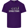 Fireman Evolution Mens Cotton T-Shirt Tee Top Purple