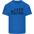 Fireman Evolution Mens Cotton T-Shirt Tee Top Royal Blue